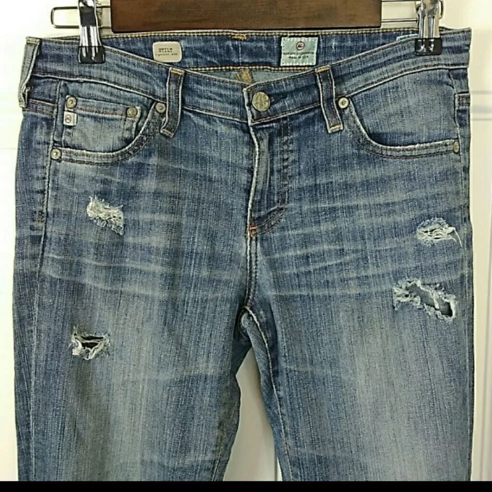 Adriano goldschmied destroyed stilt cigarette jean